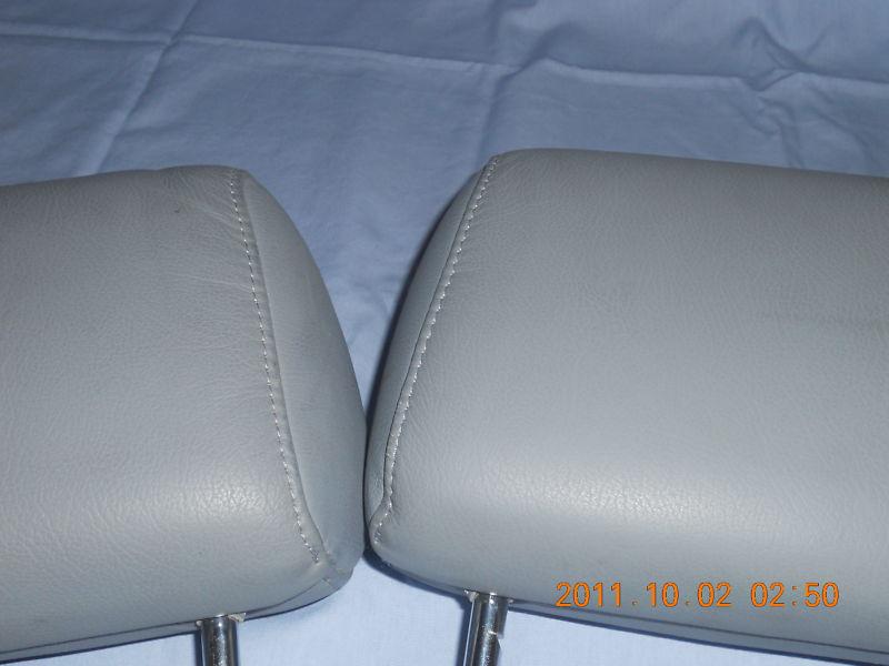 MERCEDES HEADREST LEATHER GREY HEADRESTS ORIGINAL, US $49.99, image 3