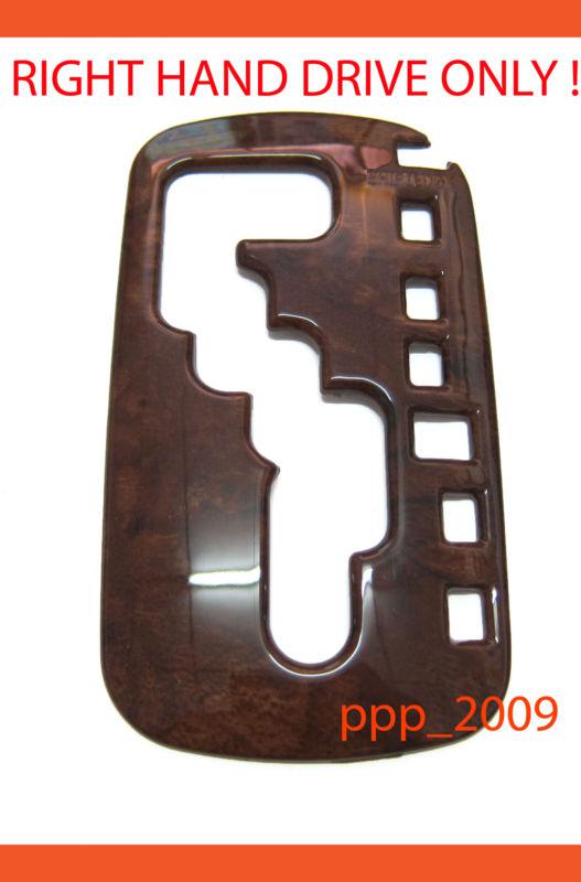 Right hand drive wood gear shift auto cover toyota hilux vigo mk6 sr5 05 - 12 07