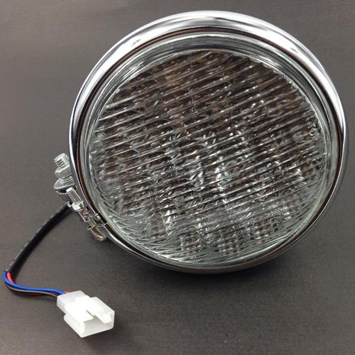 12v universal motorcycle chrome 5" led headlight headlamp for harley davidson