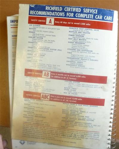 1968 Atlantic Richfield Certified Service Manual, US $3.99, image 3