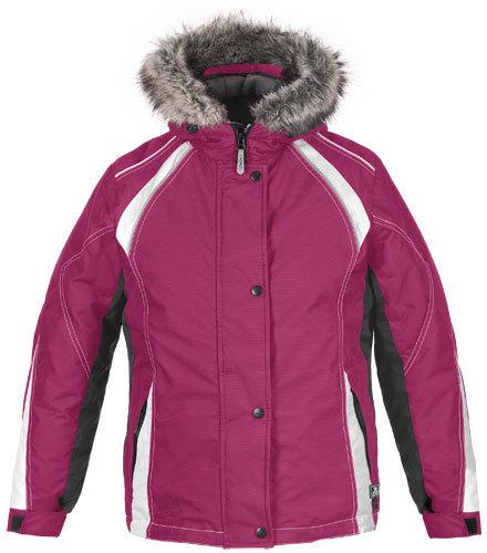 Choko youth girl's powder snowmobile jacket berry 14