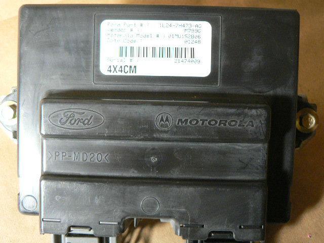 02 ford explorer 4x4 transfer case module tcm 1l24-7h473-ag shift control