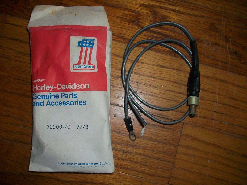 Nos harley davidson stop lite switch with terminals front 71900-70