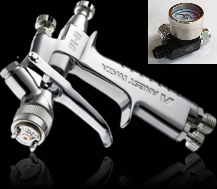Air regulator+anest iwata lph80 104g spray gun w/o cup