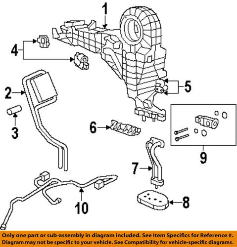 Mopar oem 68046002aa evaporator & heater-ac & heater case