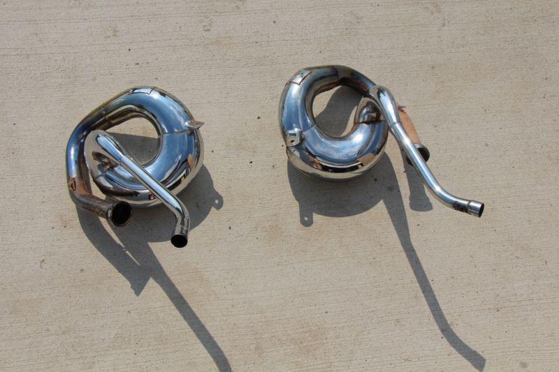 Sell Yamaha BANSHEE exhaust AFTERMARKET chrome pipes PAUL TURNER MID