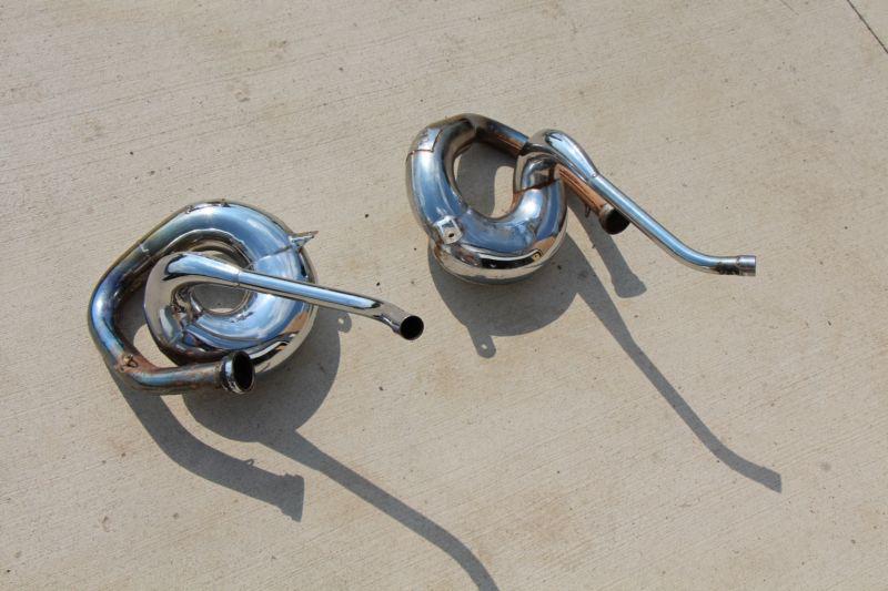 Sell Yamaha BANSHEE exhaust AFTERMARKET chrome pipes PAUL TURNER MID