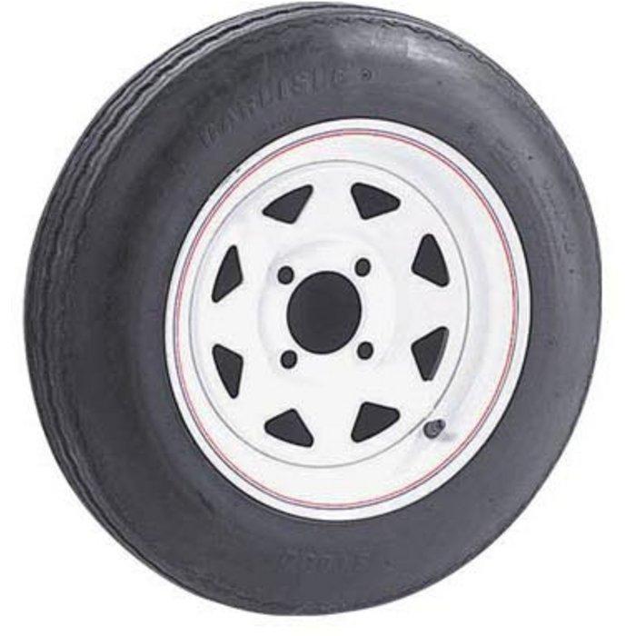 5-hole high speed spoked rim trailer tire assembly