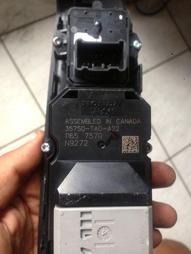 2008 2009 2010 2011 Honda Accord Master Window Switch, US $60.00, image 3