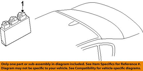 Bmw oem 66209252638 electrical-control module