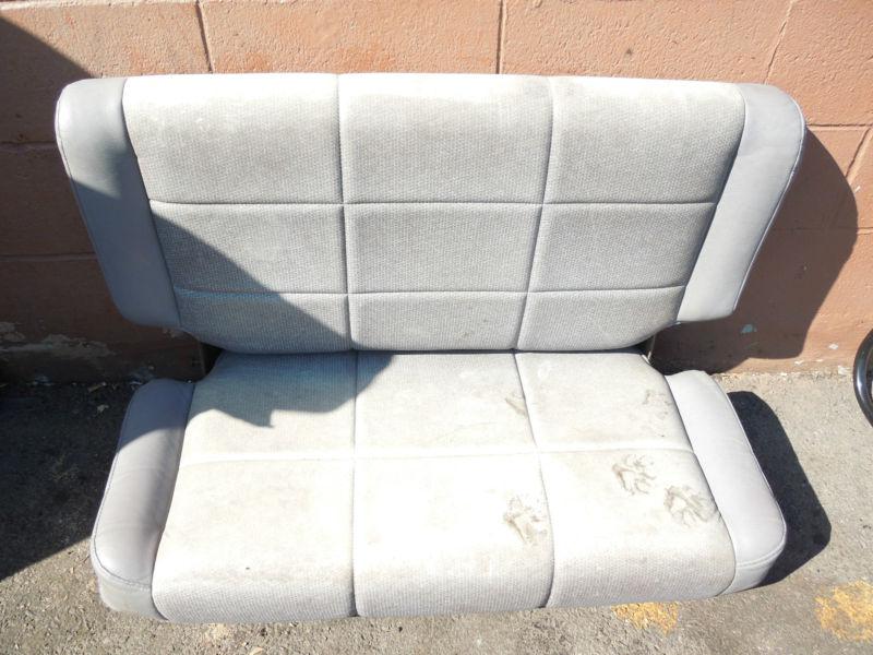 Factory rear folding bench seat, nice! jeep wrangler tj, 1997-2002