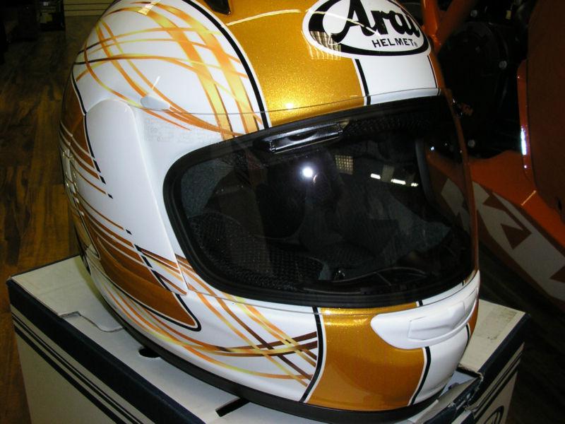 Arai Helmets RX-Q Vibe Graphics White/Gold Extra Large XL -DEEPLY DISCOUNTED!!!, US $649.99, image 2