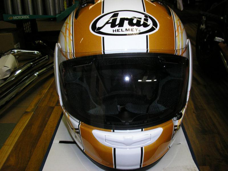 Arai Helmets RX-Q Vibe Graphics White/Gold Extra Large XL -DEEPLY DISCOUNTED!!!, US $649.99, image 3