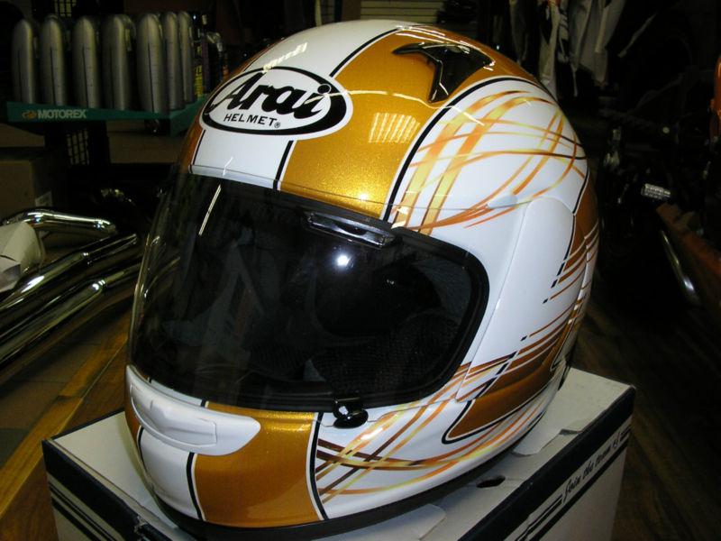 Arai Helmets RX-Q Vibe Graphics White/Gold Extra Large XL -DEEPLY DISCOUNTED!!!, US $649.99, image 4