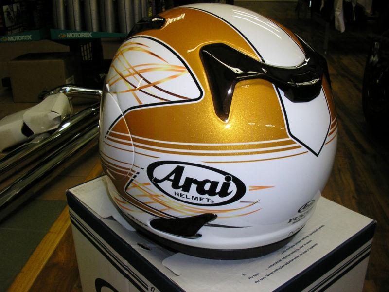 Arai Helmets RX-Q Vibe Graphics White/Gold Extra Large XL -DEEPLY DISCOUNTED!!!, US $649.99, image 6