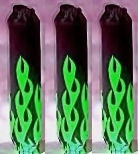 Kfx700 kfx400 dvx400 ds250 flame shock covers ba/gre #1kjuy