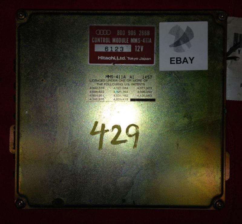 96 audi a4 sedan control brain box engine 6cyl 2.8 std 4dr 2wd au1m mms411a#429 