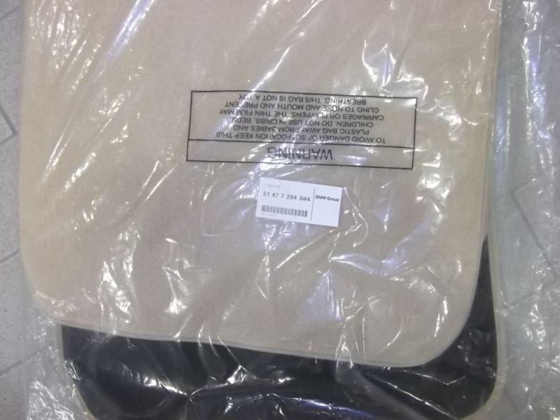 BMW 3 Series F30 2012-2013 Carpet Floormats Beige Set- 4 OEM, US $75.00, image 2
