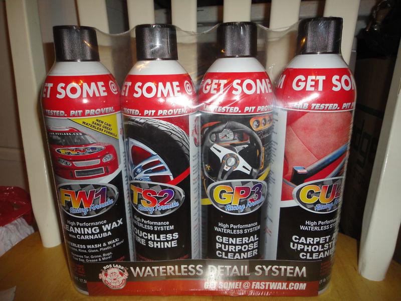 Sell FASTWAX Waterless DETAIL KIT +FW1 TS2 GP3 CU4 interior/exterior in