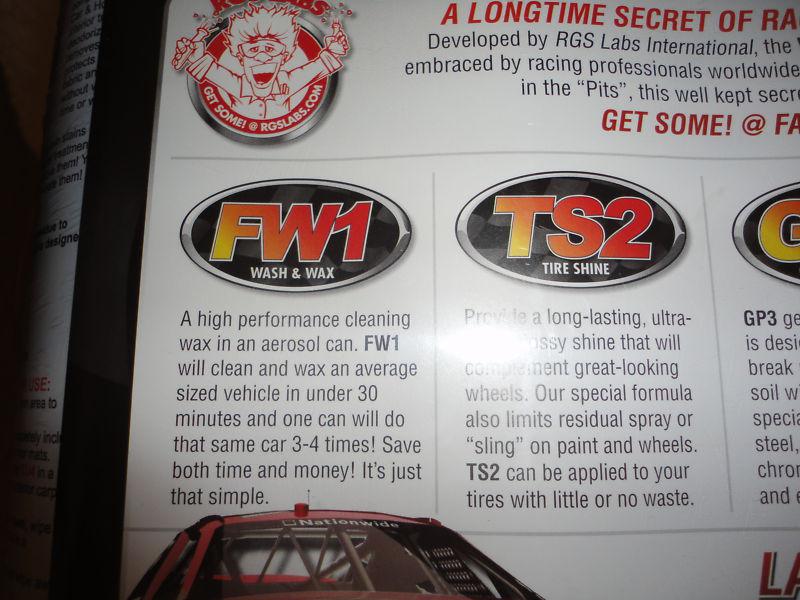 Sell FASTWAX Waterless DETAIL KIT +FW1 TS2 GP3 CU4 interior/exterior in