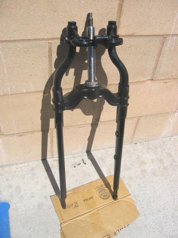 Harley 97-13 flsts springer models oem rigid rear fork black