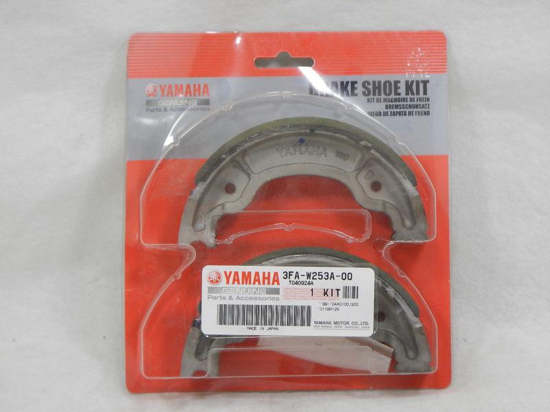 Yamaha 3fa-w253a-00 brake shoe set *new