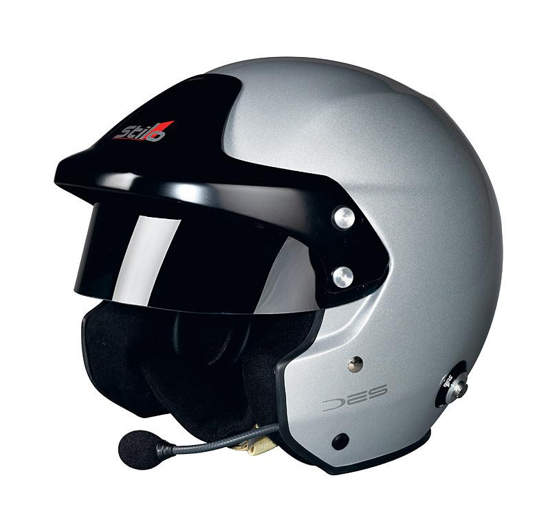 Stilo helmets - trophy des open face w/ boom microphone - free shipping