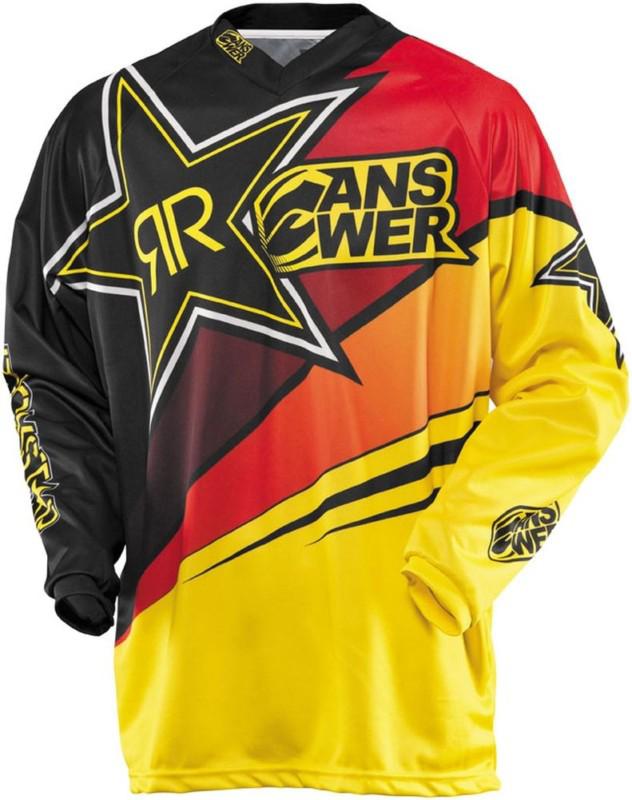 2014 answer rockstar youth motocross jersey - red/yellow - youth small