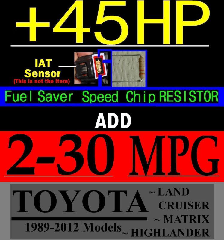 Speed chip fuel saver resistor  toyota highlander / matrix / land cruiser