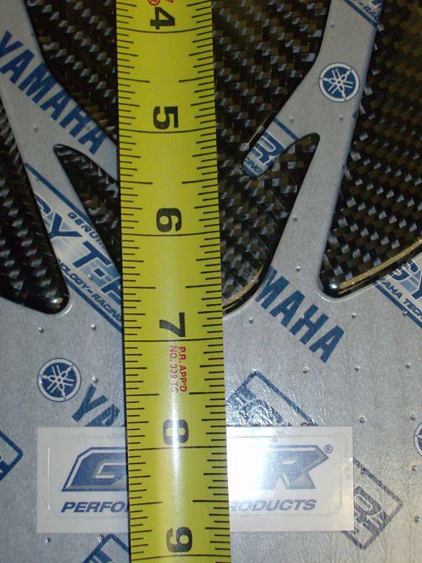 GYTR CARBON FIBER TANK PROTECTOR PAD WITH R6 LOGO 08 09 10 11 12 13, US $48.95, image 5