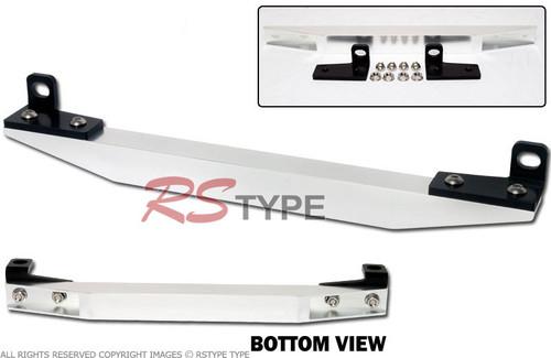 3dr hatchback 2002-2005 honda civic si ep3 aluminum rear lower tie bar silver
