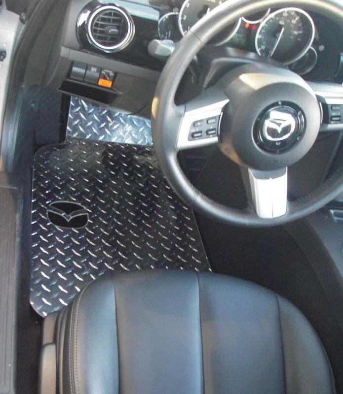 Sell Miata floor mats. Aluminum diamond plate. REAL METAL Custom fit set in Chattanooga