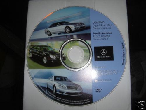 Mercedes benz navigation gps dvd disc version 2004.2