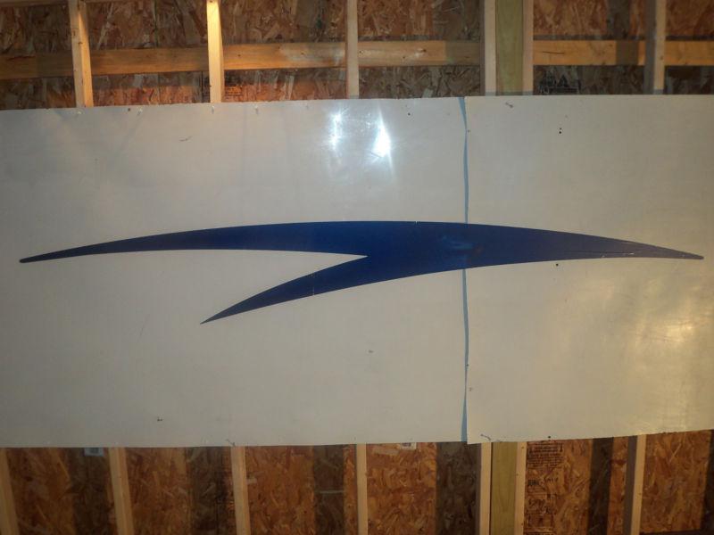 2 new boat rv car trailer graphic decals 95 x 13