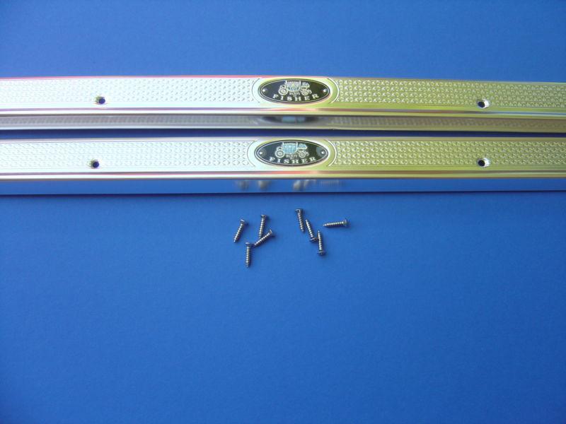 Sell 195555195656195757 PONTIAC DOOR SILL PLATES2 DOORUSA MADE