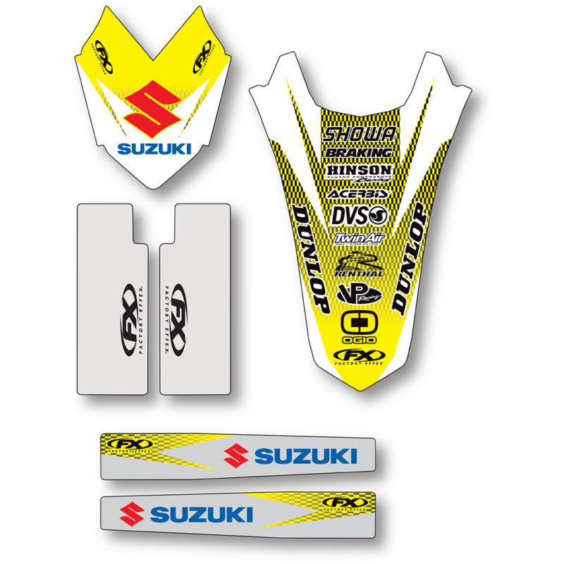 Factory effex 14-50422 universal decal trim kit 2004-2006 suzuki rmz250