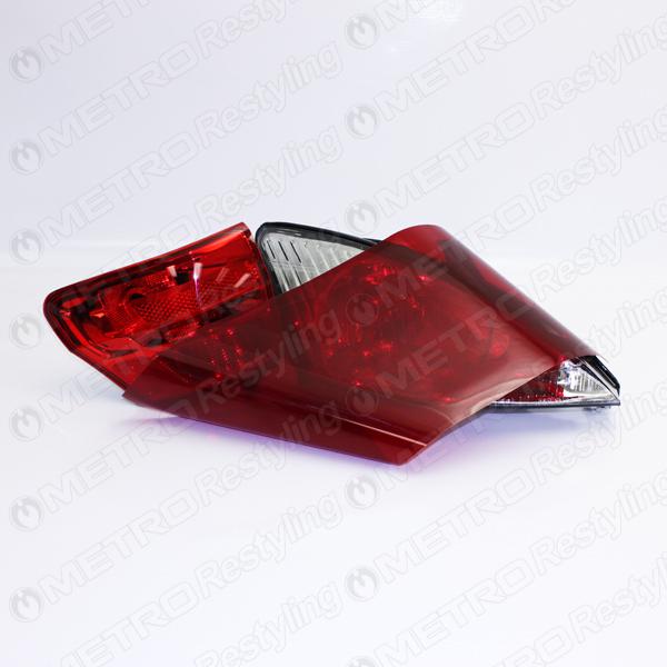 24in x 12in gloss red taillight lens tint vinyl film overlay sheet red out roll