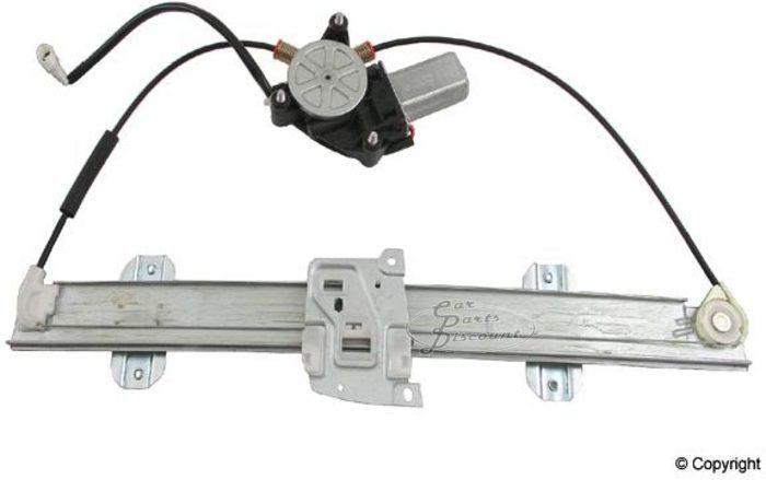 Replacement power window motor and regulator assembly