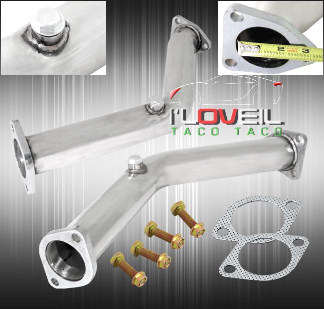 Sell 0307 350Z G35 SEDAN COUPE TURBO EXHAUST TEST PIPE CAT DELETE 2.25