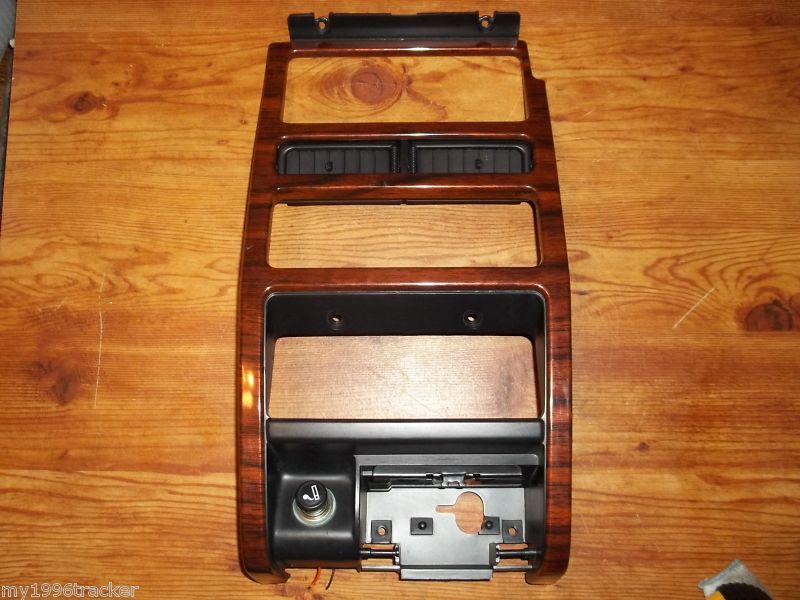 93 94 95 jeep grand cherokee center dash radio trim bezel laredo limited black 