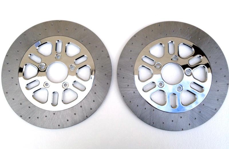 Lyndall racing lug drive composite rotors-11.5" for harley baggers flh 2000-2007