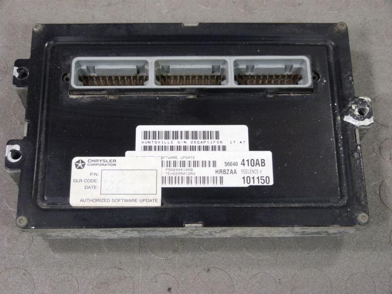 00 dodge ram 5.9 at pcm ecu ecm brain engine computer unit 56040410ab 410 b