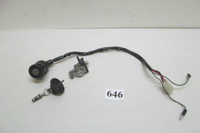 Honda atc 250es 250 es big red atv oem key switch steering lock 86 1986 646