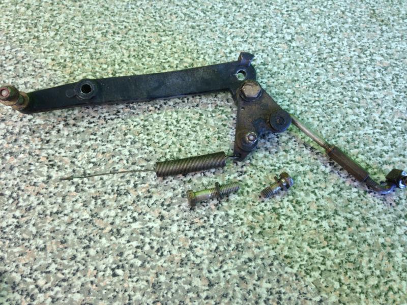 Throttle linkage & bracket  vintage 1974 invader mercruiser 140  s30-10-0913