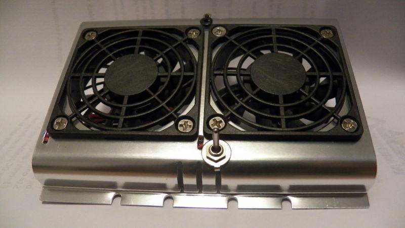 Dometic norcold custom fan w/ on-off switch to increase cooling std w/grill