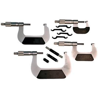 Proform parts 67437 micrometer steel 0-4.0" range .0001" increments set of 4