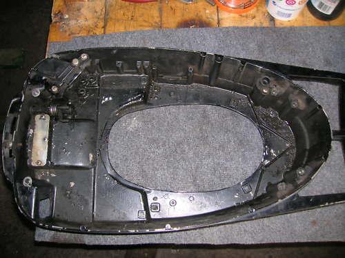 Mercury outboard 35 hp bottom cowl