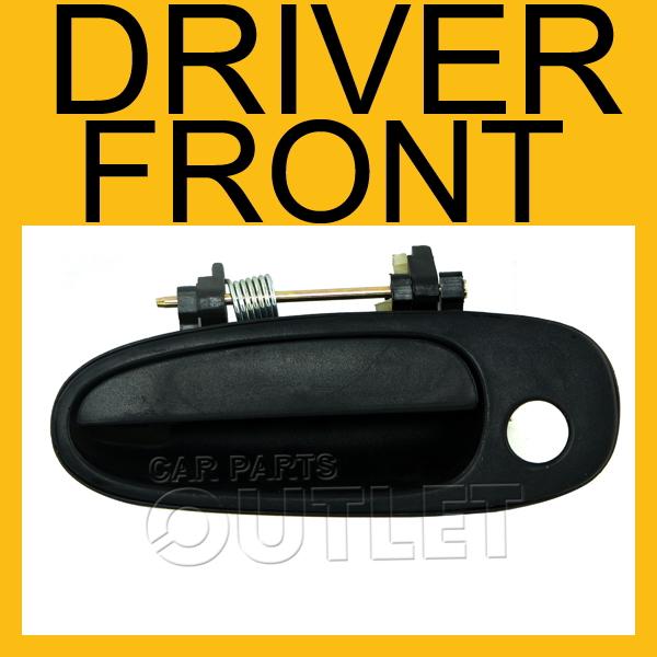 1993-1997 toyota corolla dx front door outside handle outer textured black left