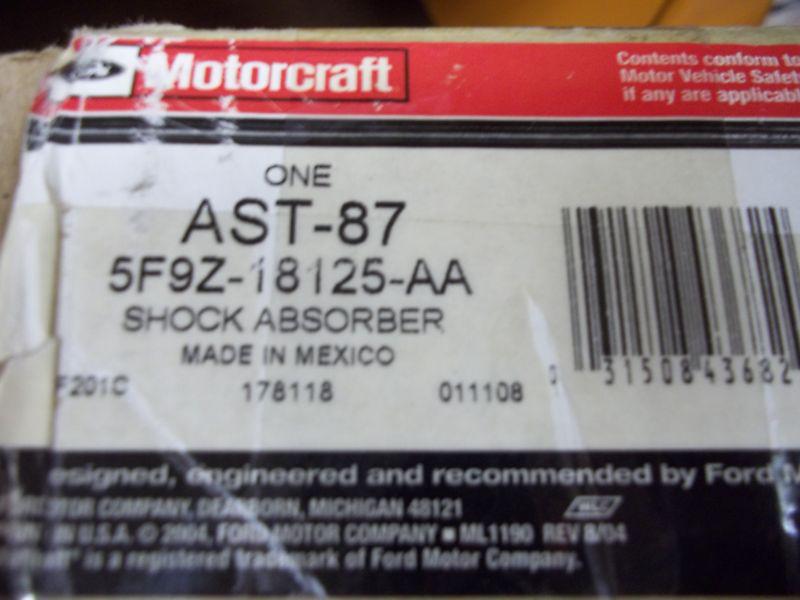 New Ford 5F9Z-18125-AA / Motorcraft AST-87 Shock Absorber Assembly, US $82.90, image 3