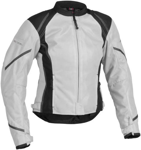 New firstgear mesh tex womens mesh jacket, silver, xl